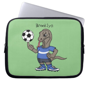 Capa Para Notebook Dragão Komodo engraçado bonito jogando cartoon d