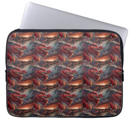 Capa Para Notebook Dragão Vermelho