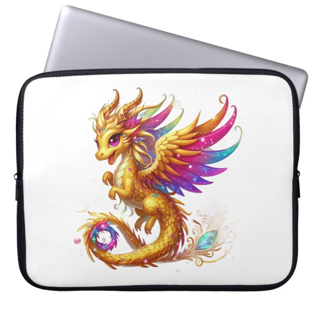 Capa Para Notebook Dragon Fantasy Mythic Electronic Bag (Frente)