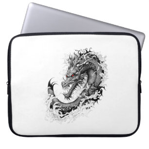 Capa Para Notebook Dragon Fantasy Wild Animal Illustration Art Tattoo