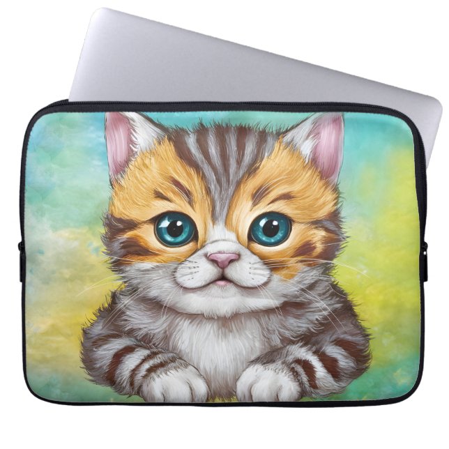 Capa Para Notebook Drawing Cat (Frente)