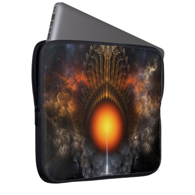 Capa Para Notebook Dream Orb Fractal Art Bolsa de laptop (Frente Esquerda)
