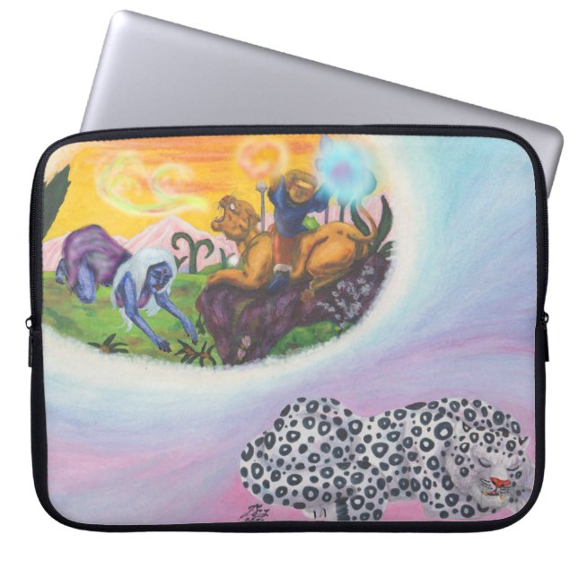 Capa Para Notebook Dream Snoknopard Eros anda Lioness Lion Princess (Frente)