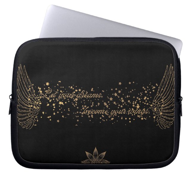 Capa Para Notebook Dream Wings Eletrônicos Bag (Frente)