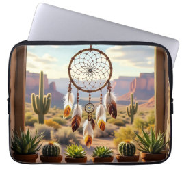 Capa Para Notebook Dreamcatcher, Desert Canyons, Cacti 