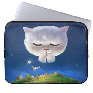 Capa Para Notebook Dreamnight Sky com Cat