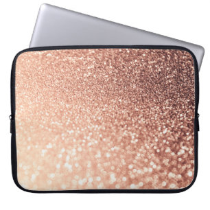 Capa Para Notebook DreamRosa Dourado Glitter - Efeito Glitterefeito P