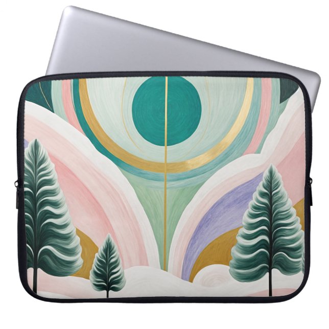 Capa Para Notebook Dreamscape Whimsical Winter (Frente)