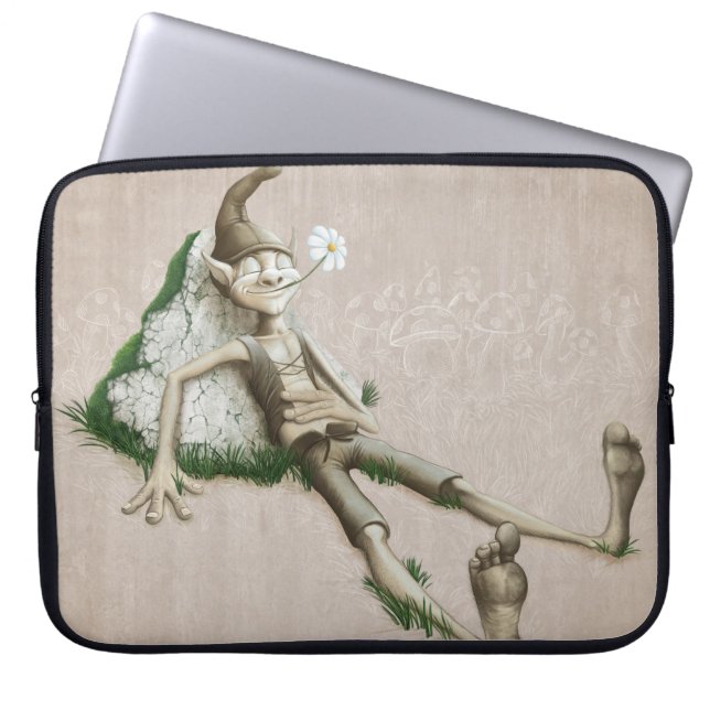 Capa Para Notebook Duende Relaxed (Frente)