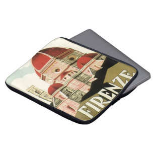 Capa Para Notebook Duomo em Firenze Florence Itália Viagens vintage A