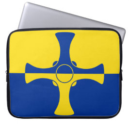 Capa Para Notebook Durham Flag (County of England, Reino Unido)