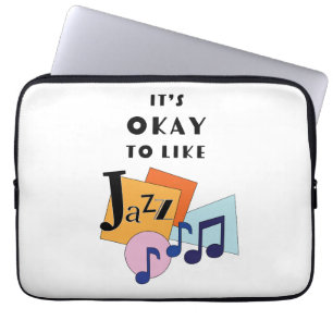 Capa Para Notebook É bom gostar do Jazz V.2