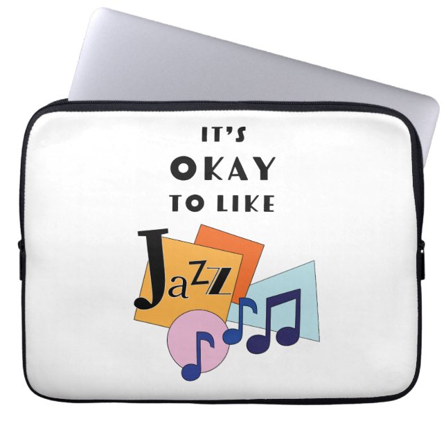 Capa Para Notebook É bom gostar do Jazz V.2 (Frente)