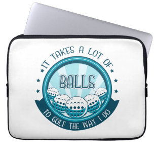 Capa Para Notebook É Preciso Muitas Bolas Para Golfe Da Maneira Que E