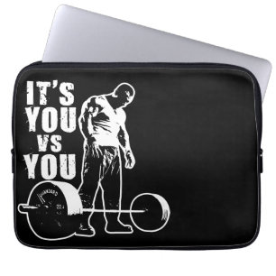 Capa Para Notebook É VOCÊ vs Você - Levantando o Workout Motivacional