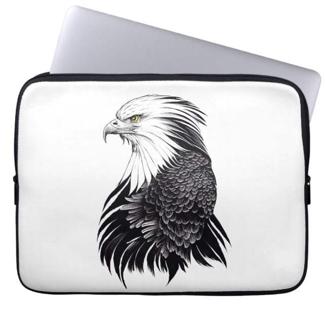 Capa Para Notebook Eagle Wild Animal Nature Illustration Art Tatuagem (Frente)