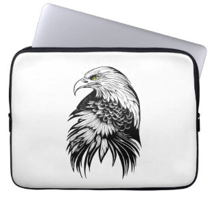 Capa Para Notebook Eagle Wild Animal Nature Illustration Art Tatuagem