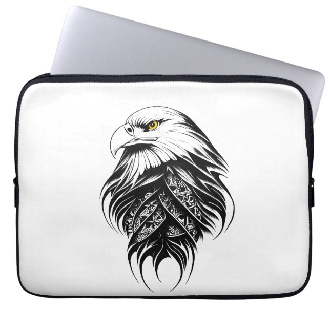 Capa Para Notebook Eagle Wild Animal Nature Illustration Art Tatuagem (Frente)