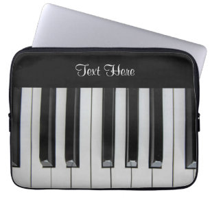 Capa Para Notebook Ebony e Texto personalizado marfim