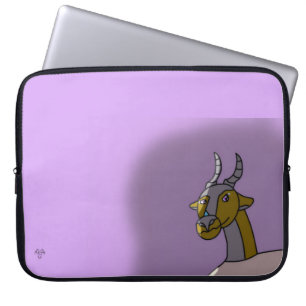 Capa Para Notebook Eclipse RPG Personagem Dragão Estética Roxa