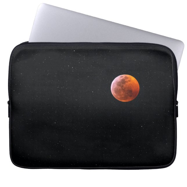 Capa Para Notebook Eclipse Total da Lua de Sangue | Big Island Havaí (Frente)