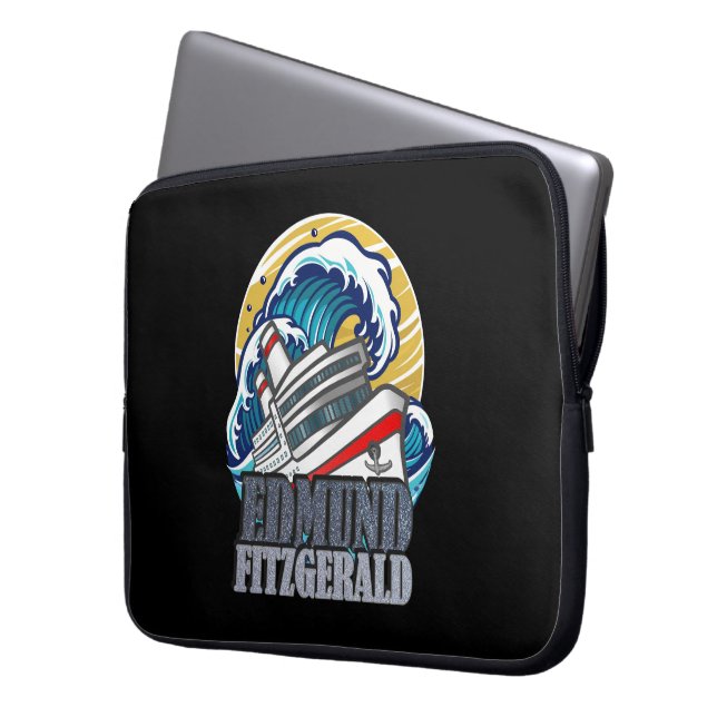 Capa Para Notebook Edmund Fitzgerald | Tributo ao Navio Lendário (Frente Esquerda)