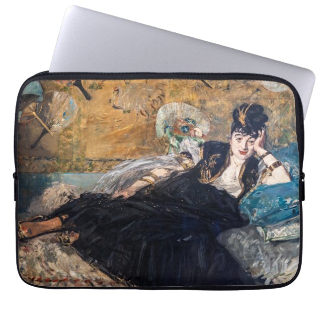 Capa Para Notebook Edouard Manet - Senhora com Leques (Frente)