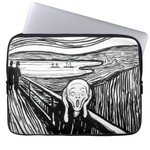 Capa Para Notebook Edvard Munch - A litografia do Gritar
