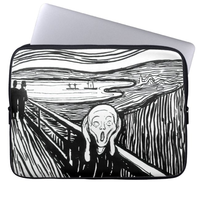 Capa Para Notebook Edvard Munch - A litografia do Gritar (Frente)