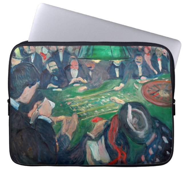 Capa Para Notebook Edvard Munch - A Mesa Roulette em Monte Carlo (Frente)