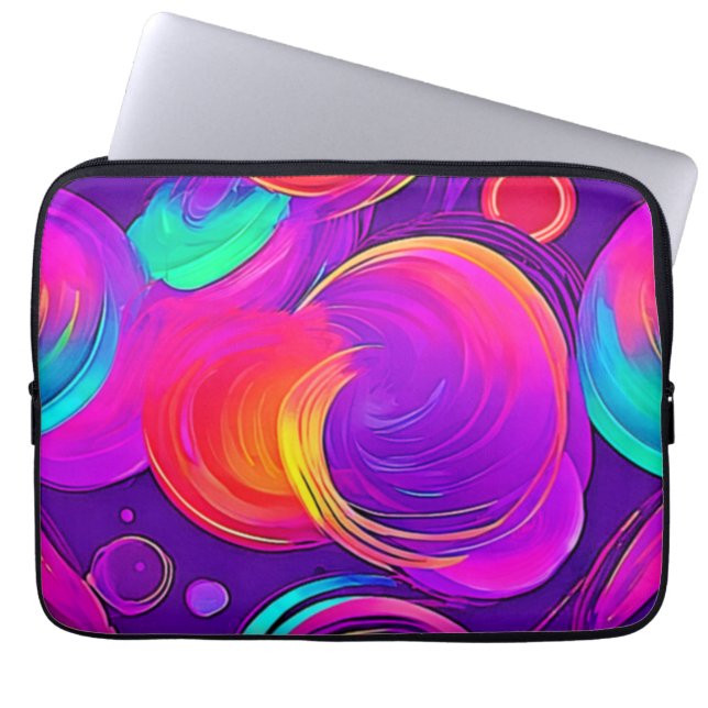 Capa Para Notebook Eetal Neon: Sonhos Abstrato (Frente)