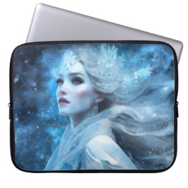 Capa Para Notebook Eethal Frozen Snow Queen Fantasy Art