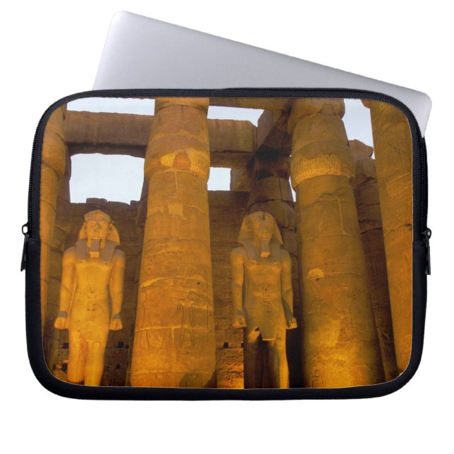 Capa Para Notebook Egito, Luxor. Templo de Karnack. (Frente)