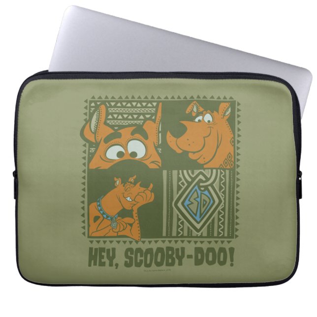 Capa Para Notebook Ei Scooby-Doo Tribal Square Graphic (Frente)