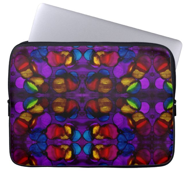 Capa Para Notebook Electric Bloom (Frente)