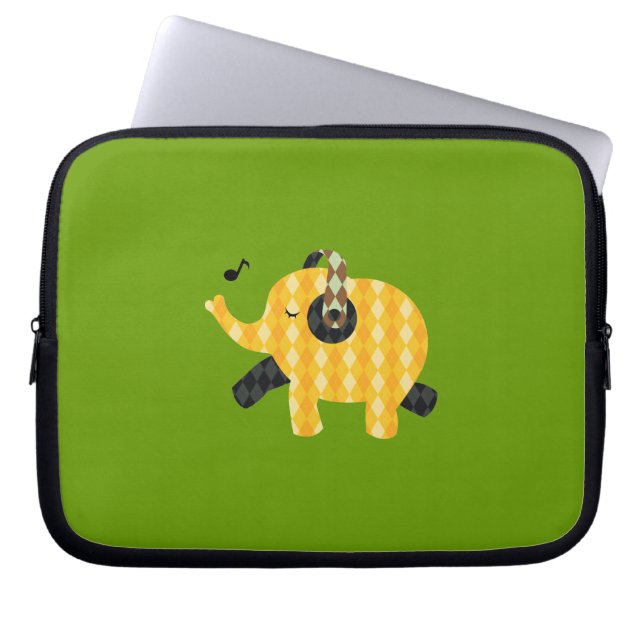 Capa Para Notebook Elefante do canto (Frente)
