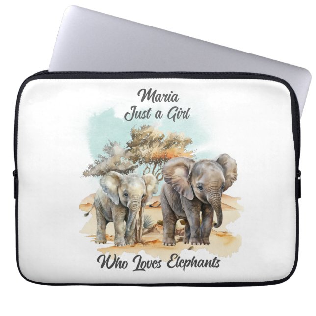 Capa Para Notebook Elefante Gorgeo (Frente)