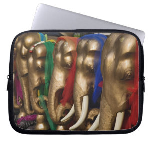 Capa Para Notebook Elefantes Dourados