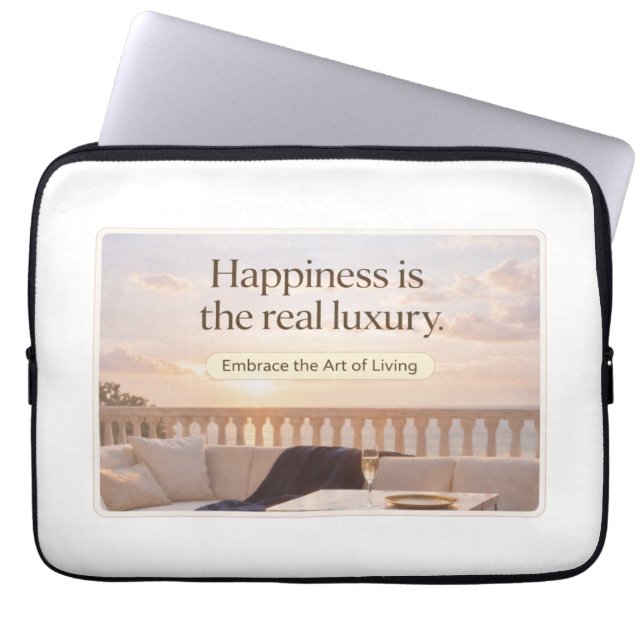 Capa Para Notebook Elegant Lifestyle Quote Art (Frente)