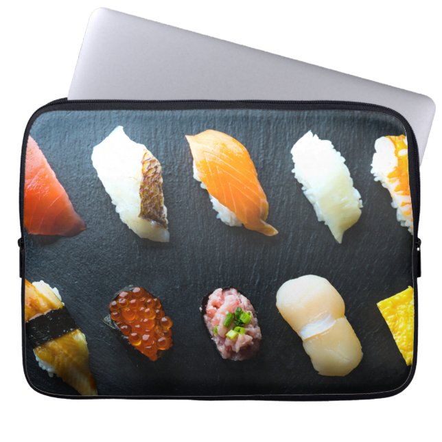 Capa Para Notebook Elegant Sushi Nigiri Collection Laptop Sleeve (Frente)