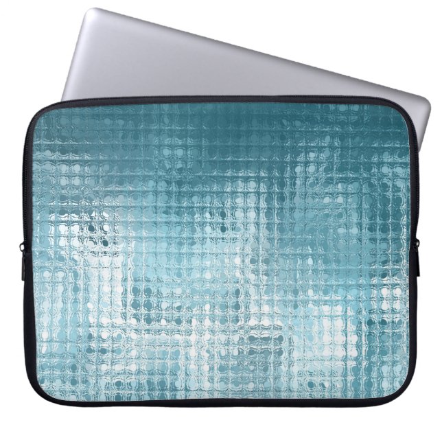 Capa Para Notebook Elegante Abstrato azul: Belo fundo (Frente)