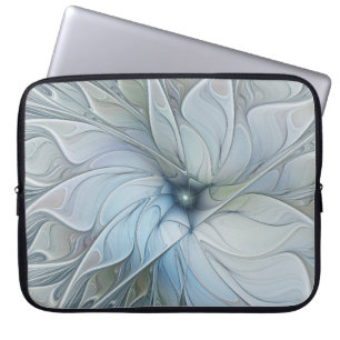 Capa Para Notebook Elegante Beleza Arte Fractal Abstrata Moderna Flor