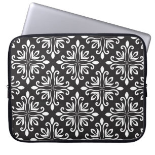 Capa Para Notebook Elegante Damask: Deco de Arte Floral