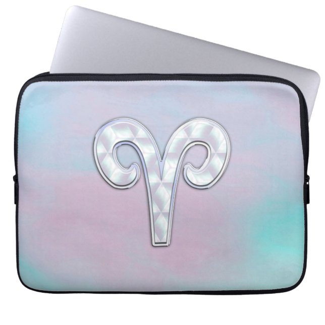 Capa Para Notebook Elegante Mãe de Estilo Pérola Aria Símbolo Zodiac (Frente)