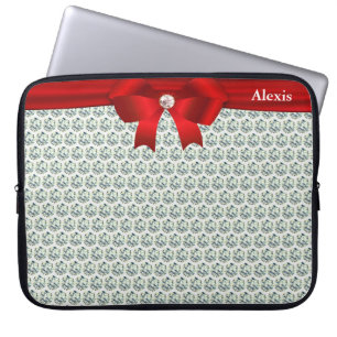 Capa Para Notebook Elegante moderno & diamantes brilhantes em Laptop