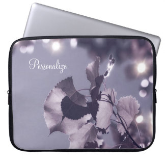 Capa Para Notebook Elegante Purple Bokeh Aspen Deixa Com Nome