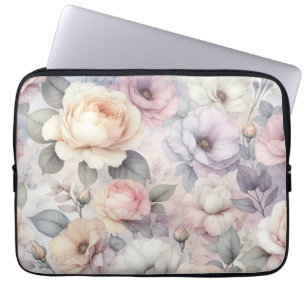 Capa Para Notebook Elegantes Flores de Rosa