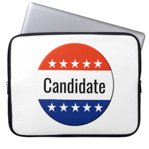 Capa Para Notebook Eleição da Campanha Candidata Personalizada 2024