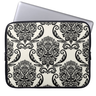 Capa Para Notebook Elementos decorativos, desenho sem costura à mão l