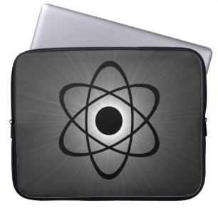 Capa Para Notebook Eletrônicos Atômicas Nerdy, Cinza